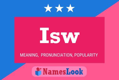 Isw Name Poster