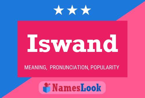 Iswand Name Poster