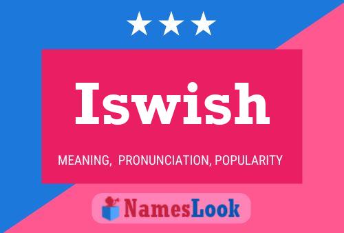 Iswish Name Poster