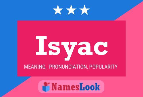 Isyac Name Poster