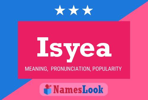 Isyea Name Poster