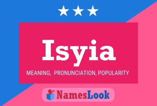 Isyia Name Poster