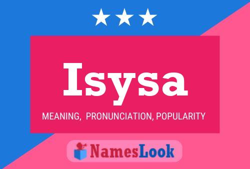 Isysa Name Poster