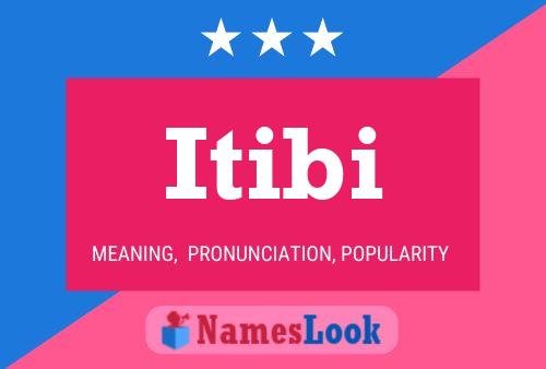 Itibi Name Poster