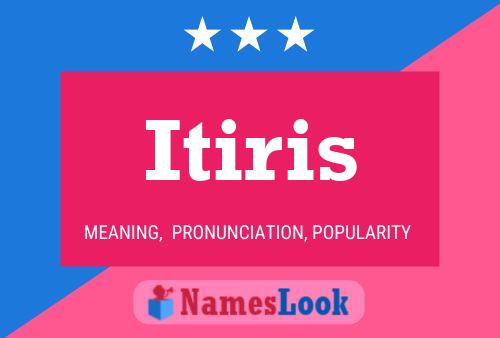 Itiris Name Poster