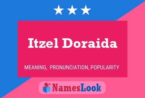 Itzel Doraida Name Poster