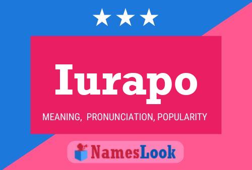 Iurapo Name Poster