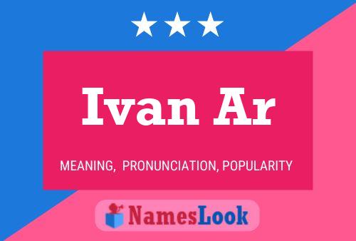 Ivan Ar Name Poster