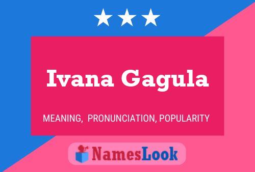 Ivana Gagula Name Poster