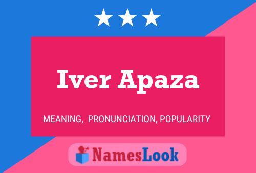 Iver Apaza Name Poster