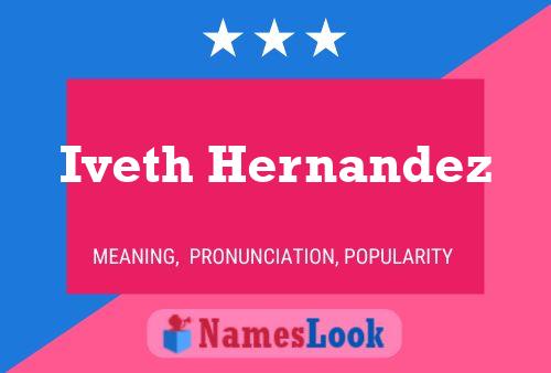 Iveth Hernandez Name Poster