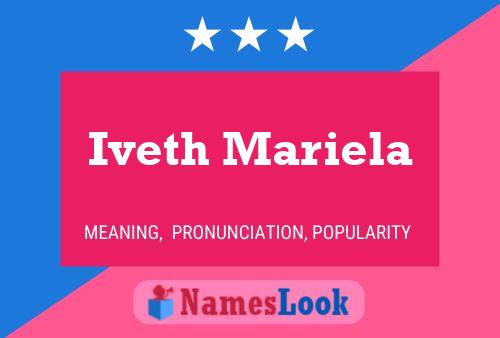 Iveth Mariela Name Poster