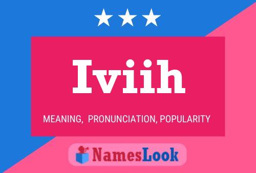 Iviih Name Poster