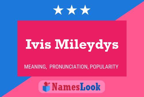 Ivis Mileydys Name Poster