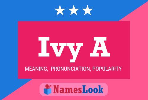 Ivy A Name Poster