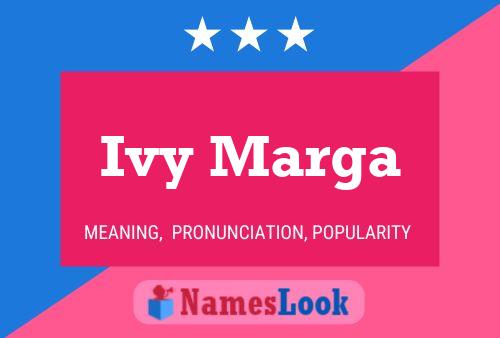 Ivy Marga Name Poster