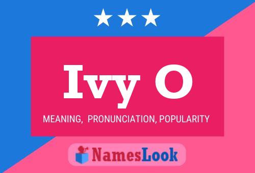 Ivy O Name Poster