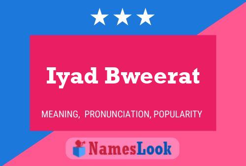 Iyad Bweerat Name Poster