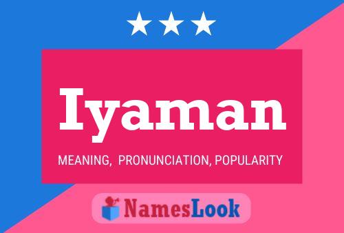 Iyaman Name Poster