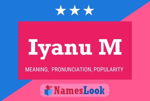 Iyanu M Name Poster