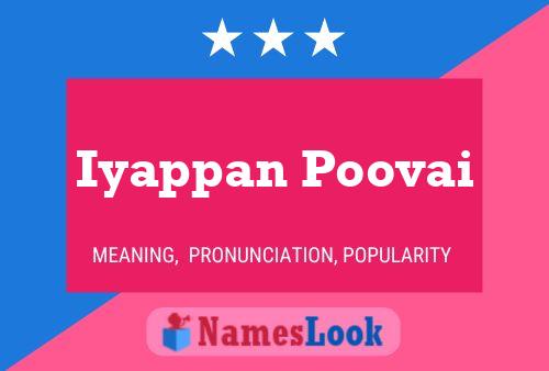 Iyappan Poovai Name Poster