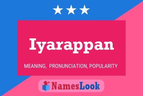 Iyarappan Name Poster