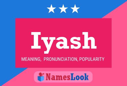 Iyash Name Poster