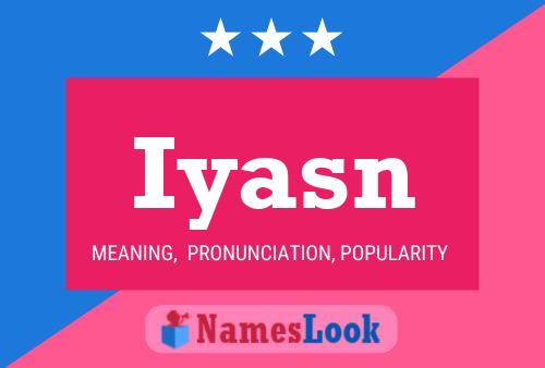 Iyasn Name Poster