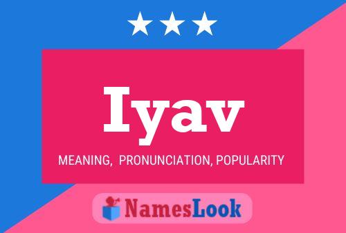 Iyav Name Poster