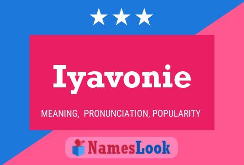 Iyavonie Name Poster