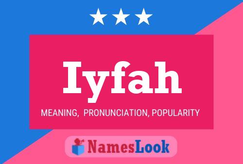 Iyfah Name Poster