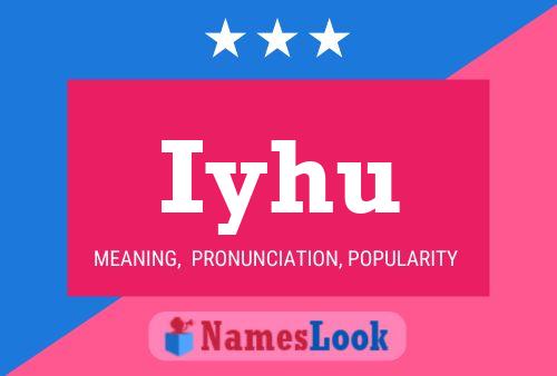 Iyhu Name Poster