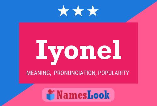 Iyonel Name Poster