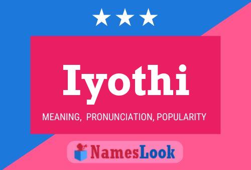 Iyothi Name Poster