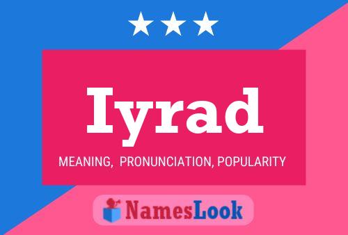 Iyrad Name Poster