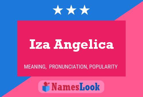 Iza Angelica Name Poster