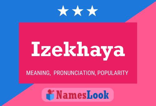 Izekhaya Name Poster