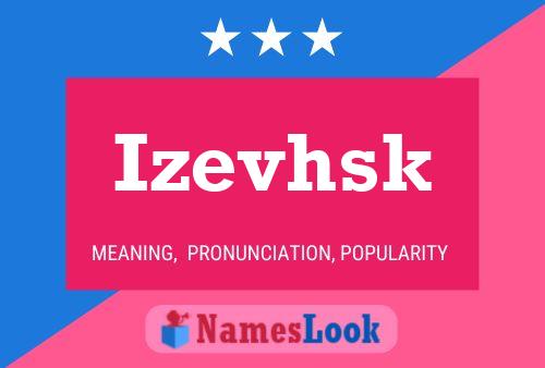 Izevhsk Name Poster