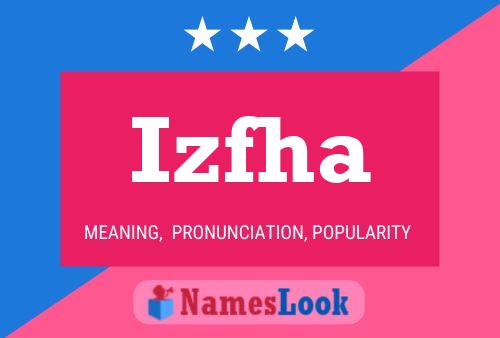 Izfha Name Poster