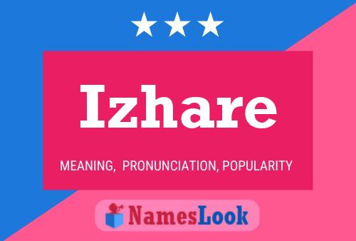 Izhare Name Poster