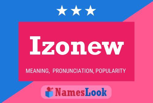 Izonew Name Poster