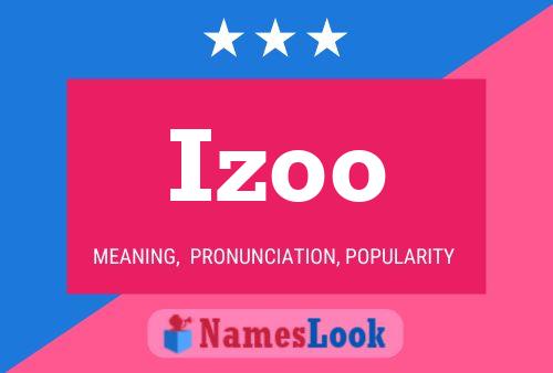 Izoo Name Poster