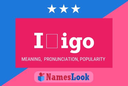 Iñigo Name Poster