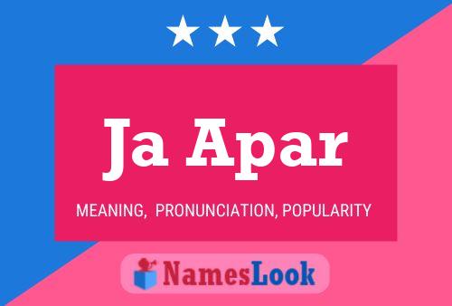 Ja Apar Name Poster