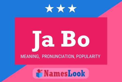 Ja Bo Name Poster