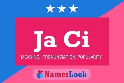 Ja Ci Name Poster