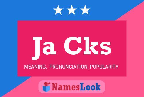 Ja Cks Name Poster