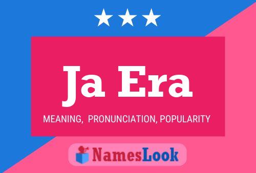 Ja Era Name Poster