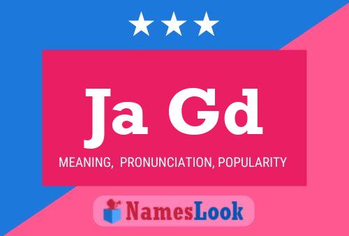 Ja Gd Name Poster