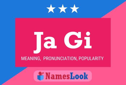 Ja Gi Name Poster